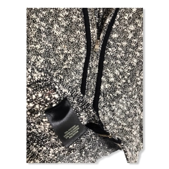 Ann Taylor | Detailed Chic Tweed Zip-Down Cardigan - Picture 8 of 8